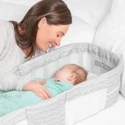 Baby Delight - dorminhoco portátil Snuggle Nest Dream, rabiscos cinza