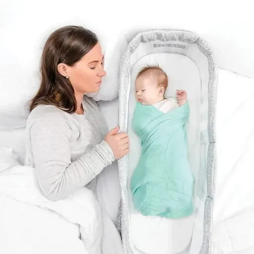 Baby Delight - dorminhoco portátil Snuggle Nest Dream, rabiscos cinza