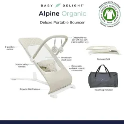 Baby Delight - Segurança Portátil Alpine Deluxe, Aveia Orgânica