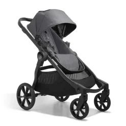 Baby Jogger - Carrinho City Select 2 simples a duplo, Radiant Slate