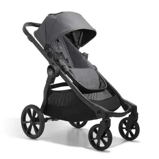 Baby Jogger - Carrinho City Select 2 simples a duplo, Radiant Slate
