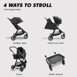 Baby Jogger - Carrinho City Mini GT 2, Preto Opulento
