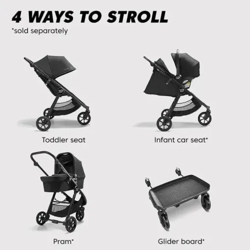 Baby Jogger - Carrinho City Mini GT 2, Preto Opulento