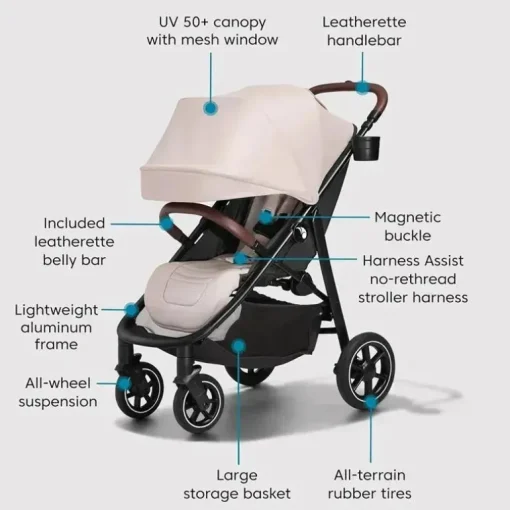 Baby Jogger - Carrinho City Mini Air Leve, Dobra Compacta