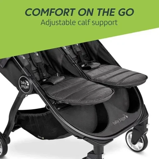 Baby Jogger - Carrinho de passeio duplo City Tour 2, preto como breu