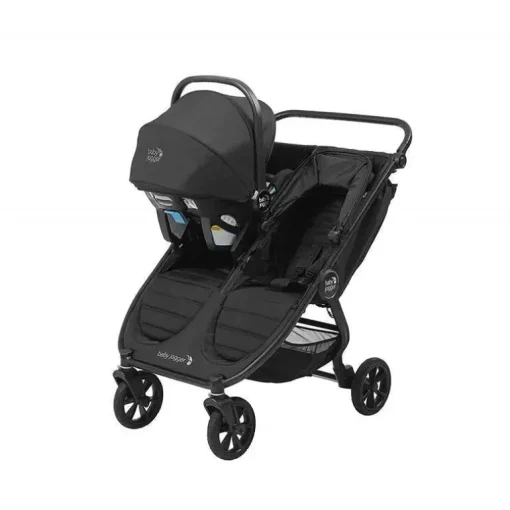 Baby Jogger - Carrinho Duplo City Mini GT2 Preto Jet