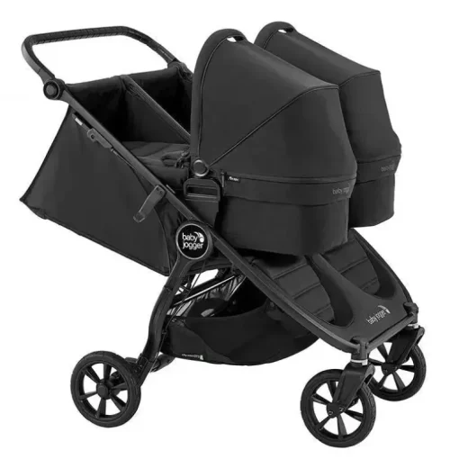 Baby Jogger - Carrinho Duplo City Mini GT2 Preto Jet