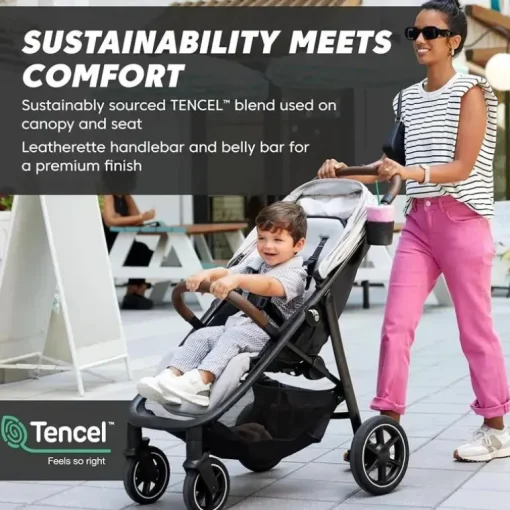 Baby Jogger - City Mini Air Stroller, Preto Rico