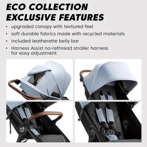 Baby Jogger - City Mini GT2 Carrinho de passeio individual, Eco Slate