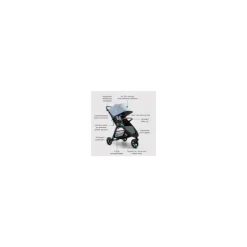 Baby Jogger - City Mini GT2 Carrinho de passeio individual, Eco Slate