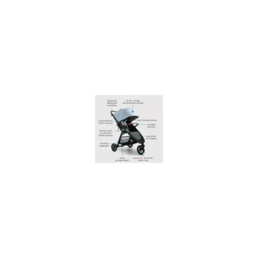 Baby Jogger - City Mini GT2 Carrinho de passeio individual, Eco Slate