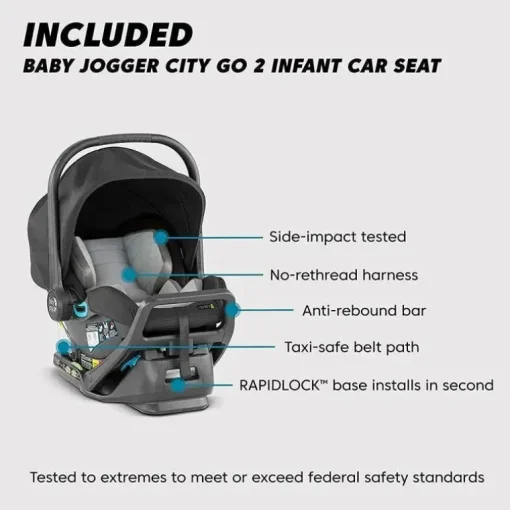 Baby Jogger - City Mini GT2 Travel System, preto opulento
