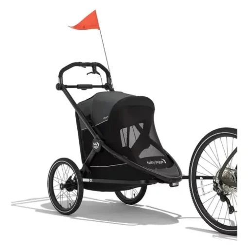 Baby Jogger - City Prix™ Jogger X Bike Trailer, Ambition Black
