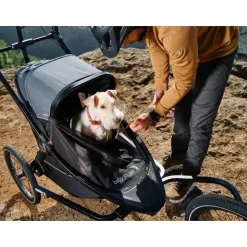 Baby Jogger - City Prix™ Jogger X Bike Trailer Stroller, Ambition Preto