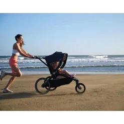 Baby Jogger - City Prix™ Jogger X Bike Trailer Stroller, Ambition Preto