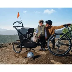 Baby Jogger - City Prix™ Jogger X Bike Trailer Stroller, Ambition Preto