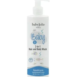 Baby Jolie - Baby 2 em 1 sabonete líquido para cabelo e corpo 7,5 onças