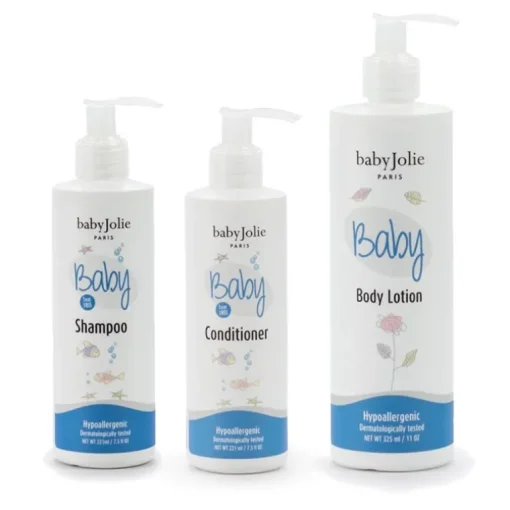 Baby Jolie - Baby Bath And Moisturize Set, 3Pk (Shampoo, Conditioner & Lotion)