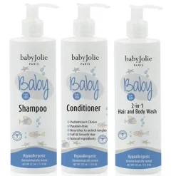 Baby Jolie - Baby Bath Time Set (Shampoo, Conditioner, 2 In 1 Hair And Body Wash)