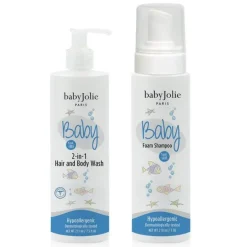 Baby Jolie - Baby Wash Set ( 2-In-1 Body & Hair Wash & Foam Shampoo)