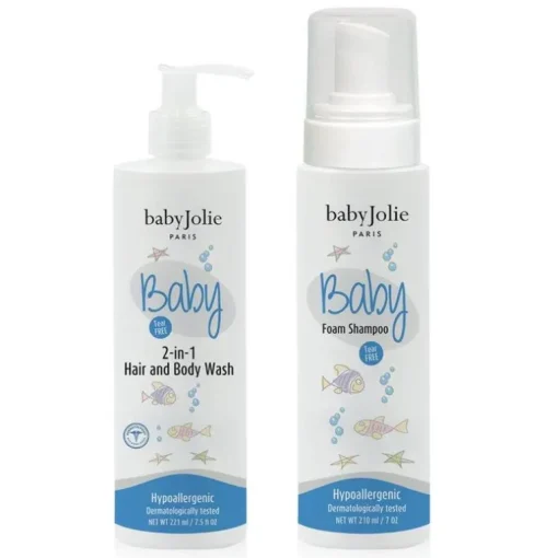 Baby Jolie - Baby Wash Set ( 2-In-1 Body & Hair Wash & Foam Shampoo)