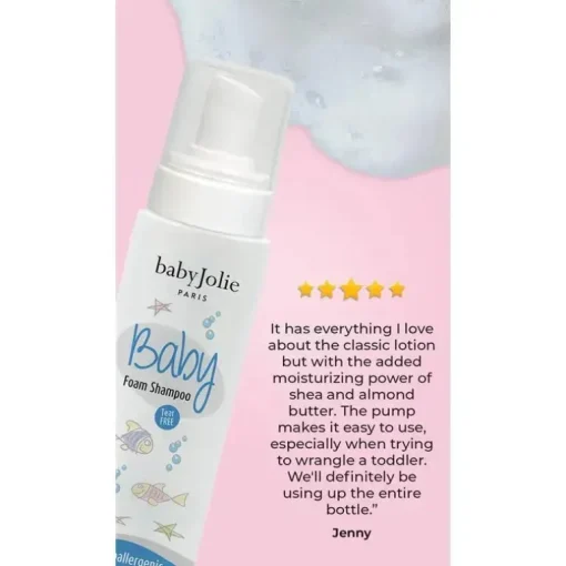 Baby Jolie - Shampoo Espuma de Bebê 7 Oz