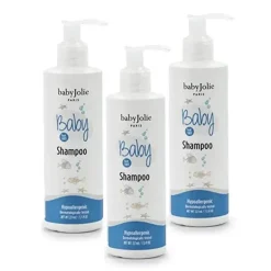 Baby Jolie - Shampoo para bebês sem lágrimas, 3 unidades