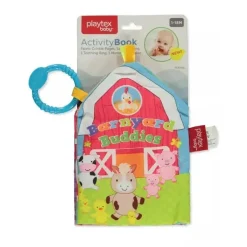 Baby King - Livro de dentição para bebês Playtex, grande, fazenda