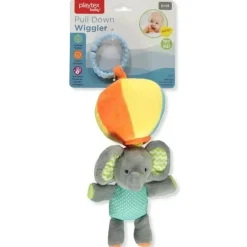 Baby King - Playtex Baby Pull Down Wiggler Mordedor Brinquedo, Elefante
