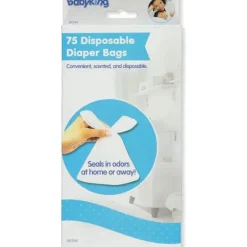 Baby King - Sacos para fraldas descartáveis ​​75Pk