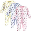 Baby Vision - Algodão 3Pk Durma e Brinque, Preemie, Floral