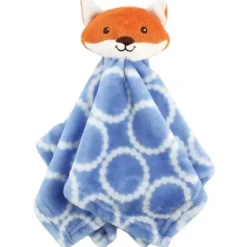 Baby Vision - Cobertor de segurança com rosto de animal Hudson Baby Boy, Blue Fox
