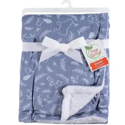 Baby Vision - Cobertor de Mink Sprout Yoga com Forro Sherpa, Floresta