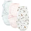 Baby Vision - Envoltório de algodão acolchoado Hudson Baby 3Pk, Floresta Encantada