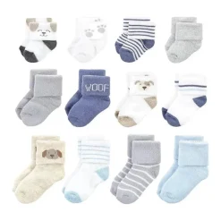 Baby Vision - Grow With Me Socks 12Pk, Dog