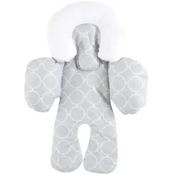 Baby Vision - Hudson Baby unissex assento de carro para bebê inserção de suporte corporal, treliça cinza, tamanho único