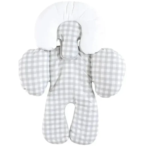 Baby Vision - Hudson Baby unissex assento de carro para bebê inserção de suporte corporal, guingão cinza, tamanho único
