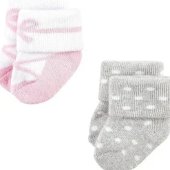 Baby Vision - Meias recém-nascidas Little Treasure para meninas, bailarina, 0-6 meses, 8 unidades