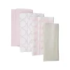 Baby Vision - Panos de arroto de flanela de algodão unissex Hudson Baby 7Pk, Elefante menina