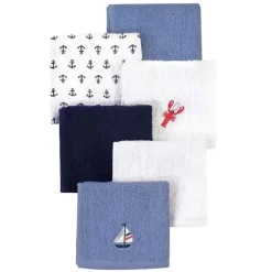 Baby Vision - 6Pk Hudson Baby Toalhas de Algodão Unissex Baby Super Macio, Lagosta