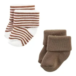 Baby Vision - Terry Socks 8Pk, Neutral Brown