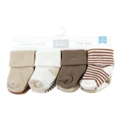 Baby Vision - Terry Socks 8Pk, Neutral Brown