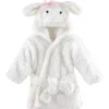 Baby Vision Bath - Plush Bathrobe, Girl Lamb 0-9M