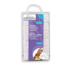 Baby Works 6-Pacotes de Bamboo Ultimate Toalhas