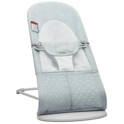 BabyBjorn - Bouncer Balance Soft Mesh, Prata/Branco