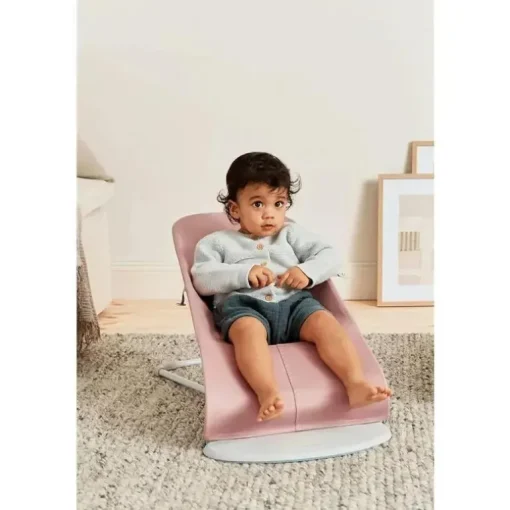 Babybjorn - Bouncer Bliss, tecido, colcha de pétalas, rosa empoeirado