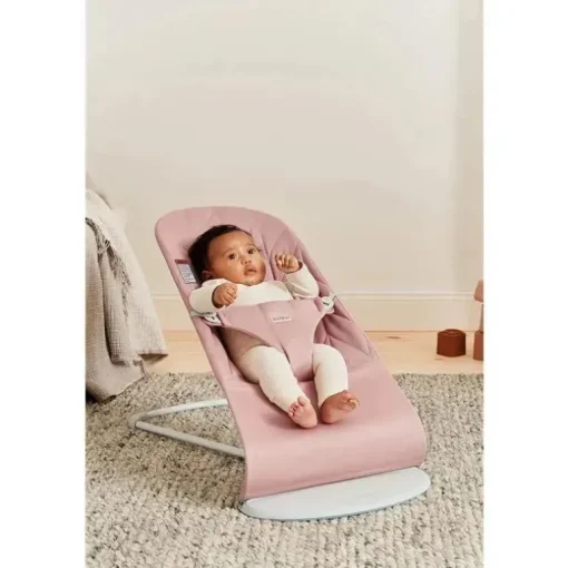 Babybjorn - Bouncer Bliss, tecido, colcha de pétalas, rosa empoeirado