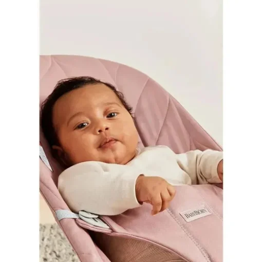 Babybjorn - Bouncer Bliss, tecido, colcha de pétalas, rosa empoeirado