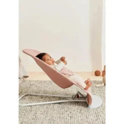 Babybjorn - Bouncer Bliss, tecido, colcha de pétalas, rosa empoeirado