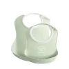 Babybjorn - Conjunto de babadores de alimentação, pacote com 2, pó verde